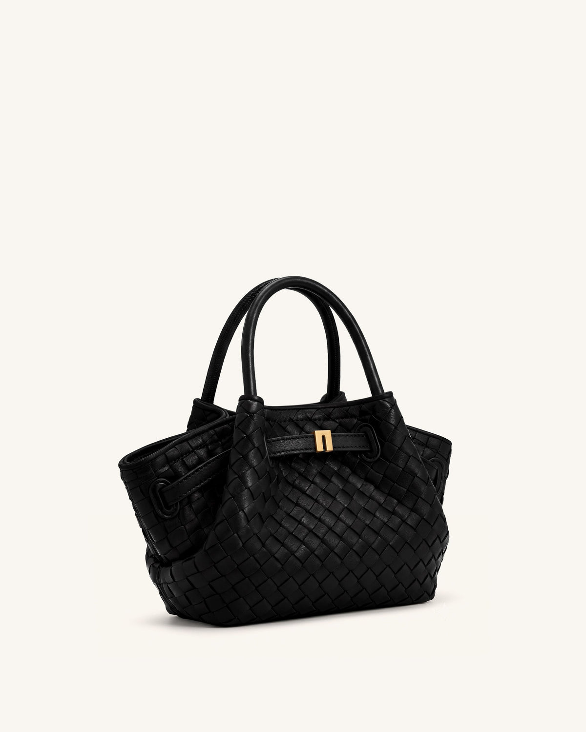 JWPE - Hana Mini Weave Tote Bag - Black