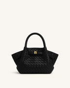 JWPE - Hana Mini Weave Tote Bag - Black