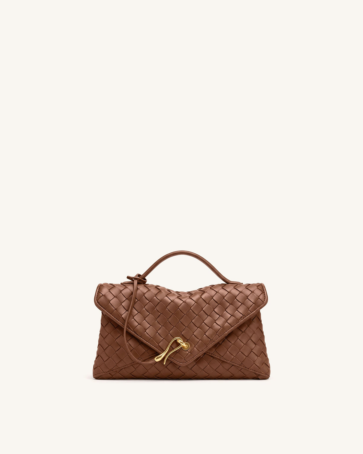 JWPE - Celeste Woven Envelope Bag - Brown