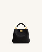 JWPE - Lucia Elephant-Effect Top Handle Bag - Black