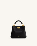 JWPE - Lucia Elephant-Effect Top Handle Bag - Black