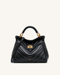 JWPE - Lucia Classic Top Handle Bag - Jet Black