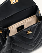 JWPE - Lucia Classic Top Handle Bag - Jet Black