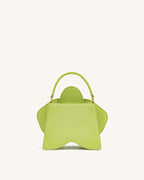 JWPE - Flora Orchid Shaped Top Handle Bag - Light Green