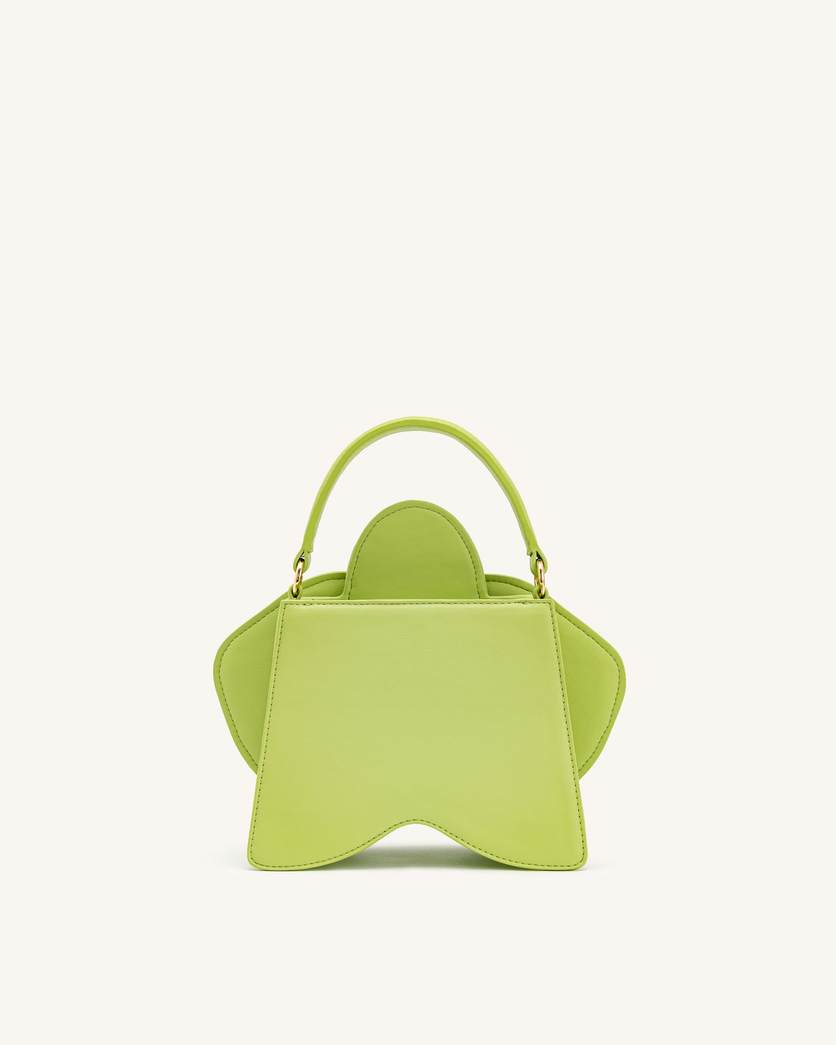 JWPE - Flora Orchid Shaped Top Handle Bag - Light Green
