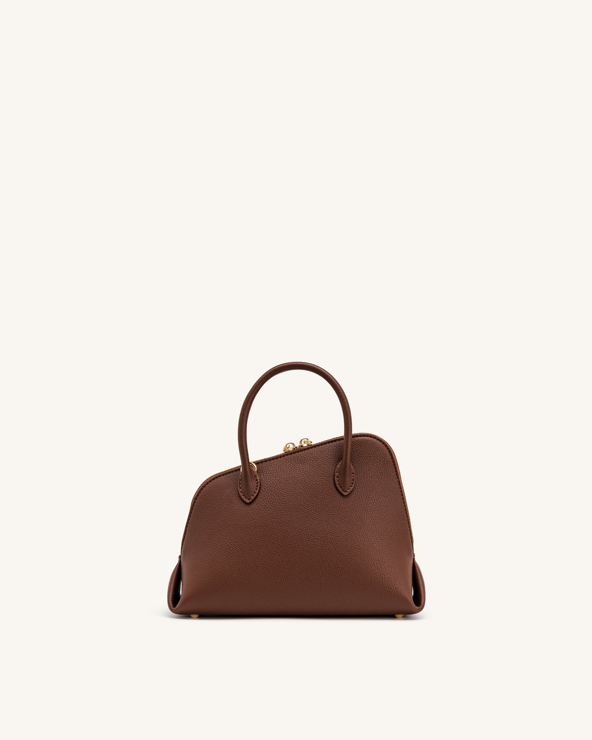 JWPE - Nerina Pebbled Dome Top Handle Bag - Brown
