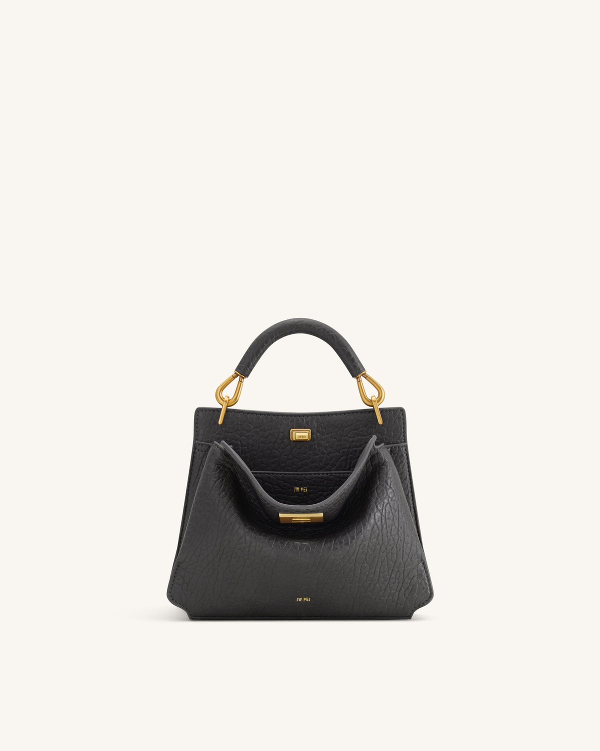 JWPE - Lucia Elephant-Effect Top Handle Bag - Slate Gray