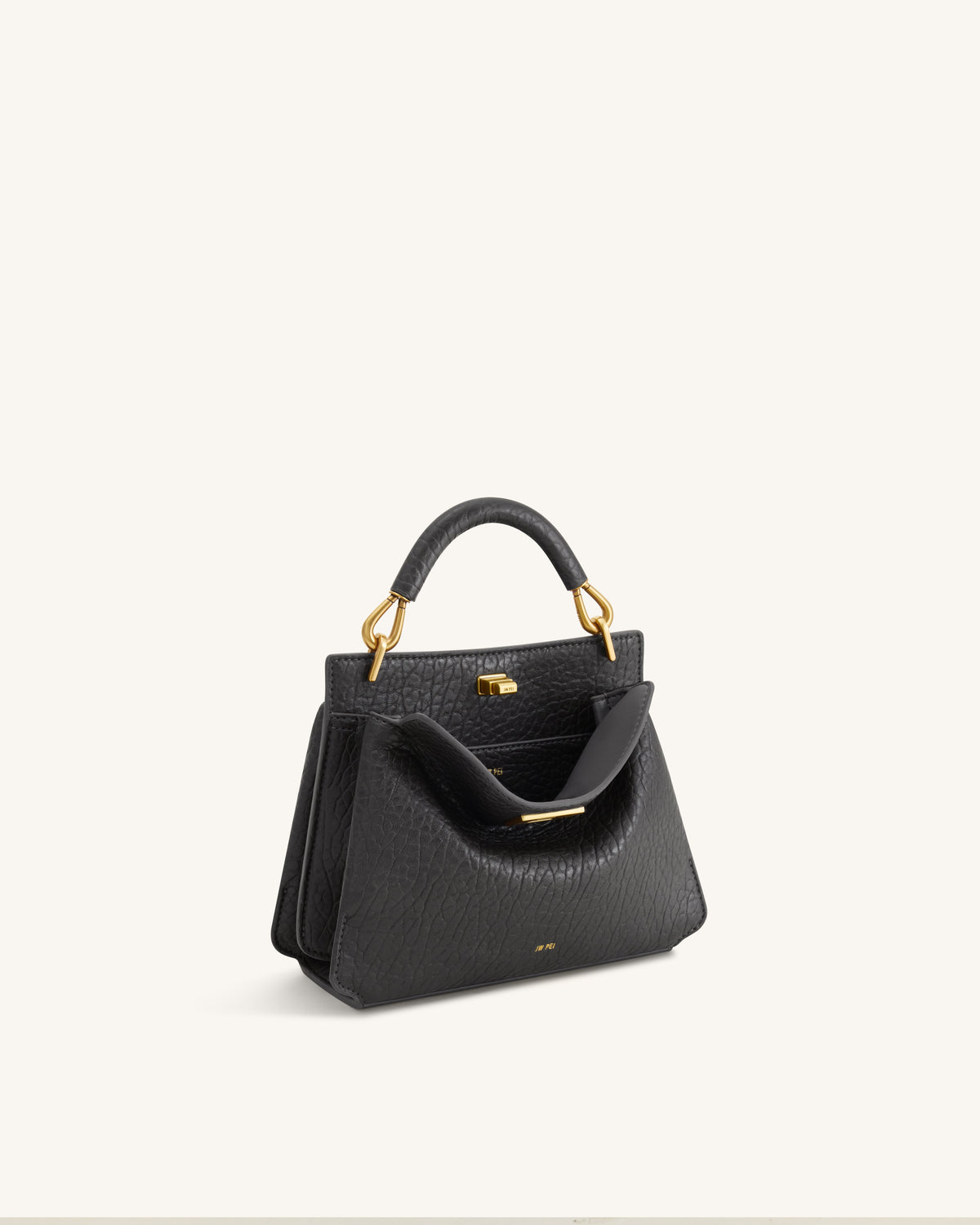 JWPE - Lucia Elephant-Effect Top Handle Bag - Slate Gray