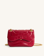 JWPE - Tina Quilted Chain Crossbody - Claret