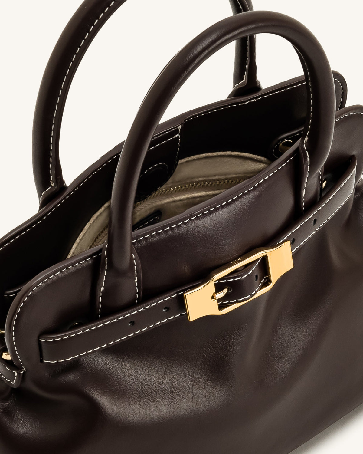 JWPE - Mia Tote Bag - Dark Brown