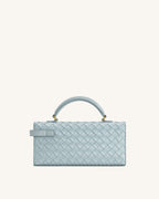 JWPE - Keyla Weave Texture Top Handle Bag - Blue