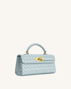 JWPE - Keyla Weave Texture Top Handle Bag - Blue