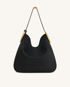 JWPE - Nina Metal Charm Hobo Bag - Black