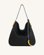 JWPE - Nina Metal Charm Hobo Bag - Black