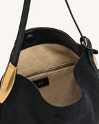 JWPE - Nina Metal Charm Hobo Bag - Black