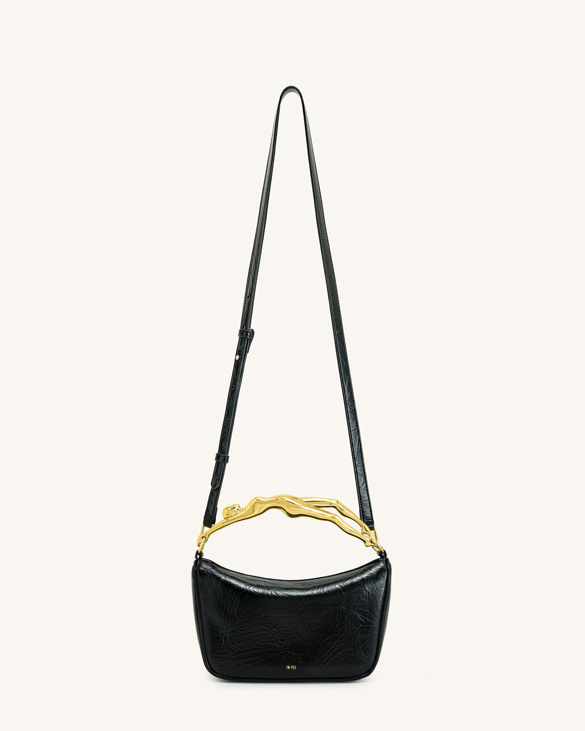 JWPE - Jenny Human-shaped Handle Handbag - Black