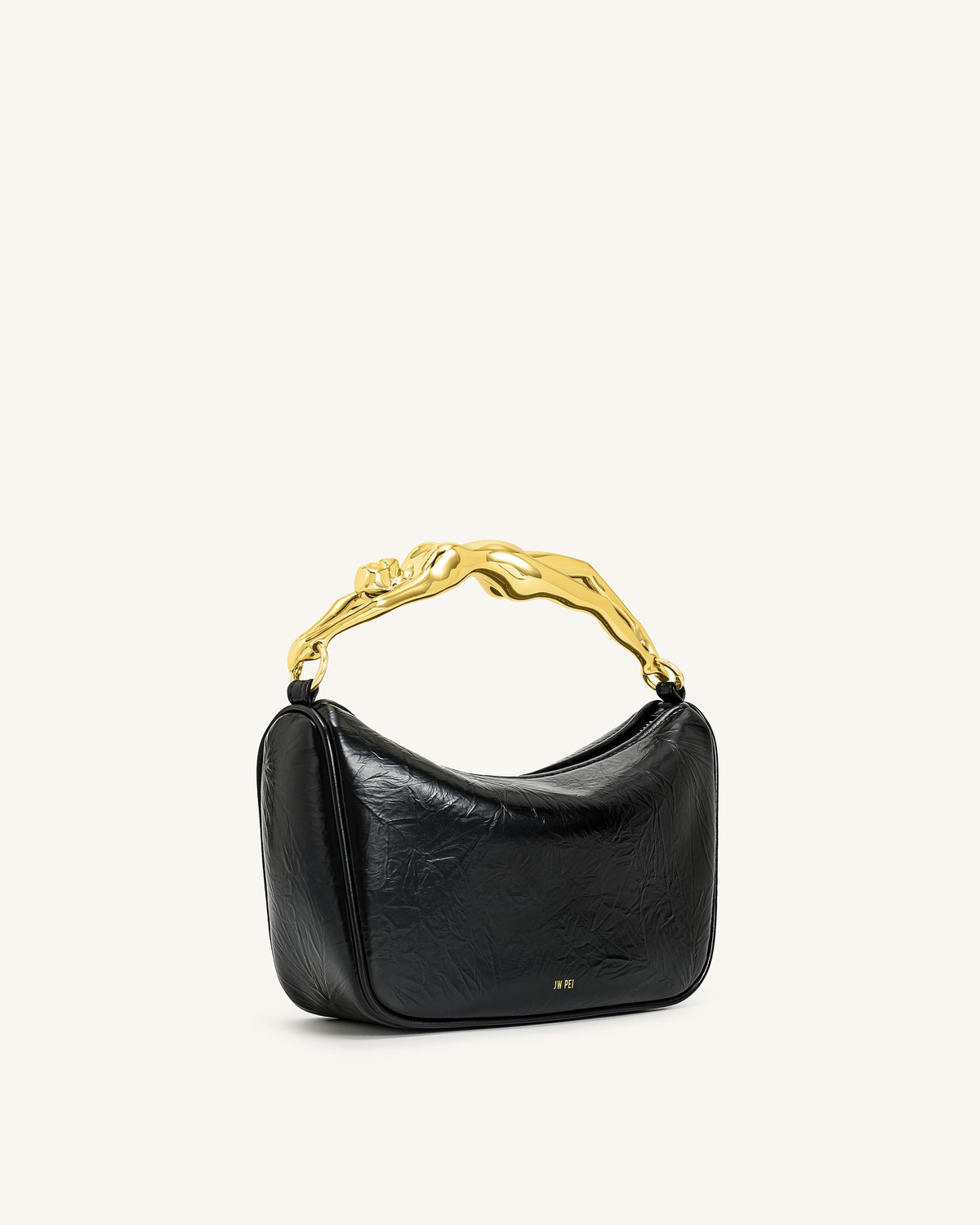 JWPE - Jenny Human-shaped Handle Handbag - Black