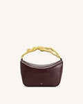 JWPE - Jenny Human-shaped Handle Handbag - Deep Burgundy