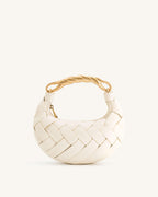 JWPE - Orla Weave Handbag - White
