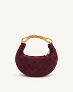 JWPE - Orla Weave Handbag - Claret