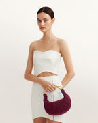 JWPE - Orla Weave Handbag - Claret