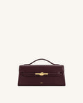 JWPE - Lena Metal Rope Knot Top Handle Bag - Deep Claret