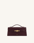 JWPE - Lena Metal Rope Knot Top Handle Bag - Deep Claret