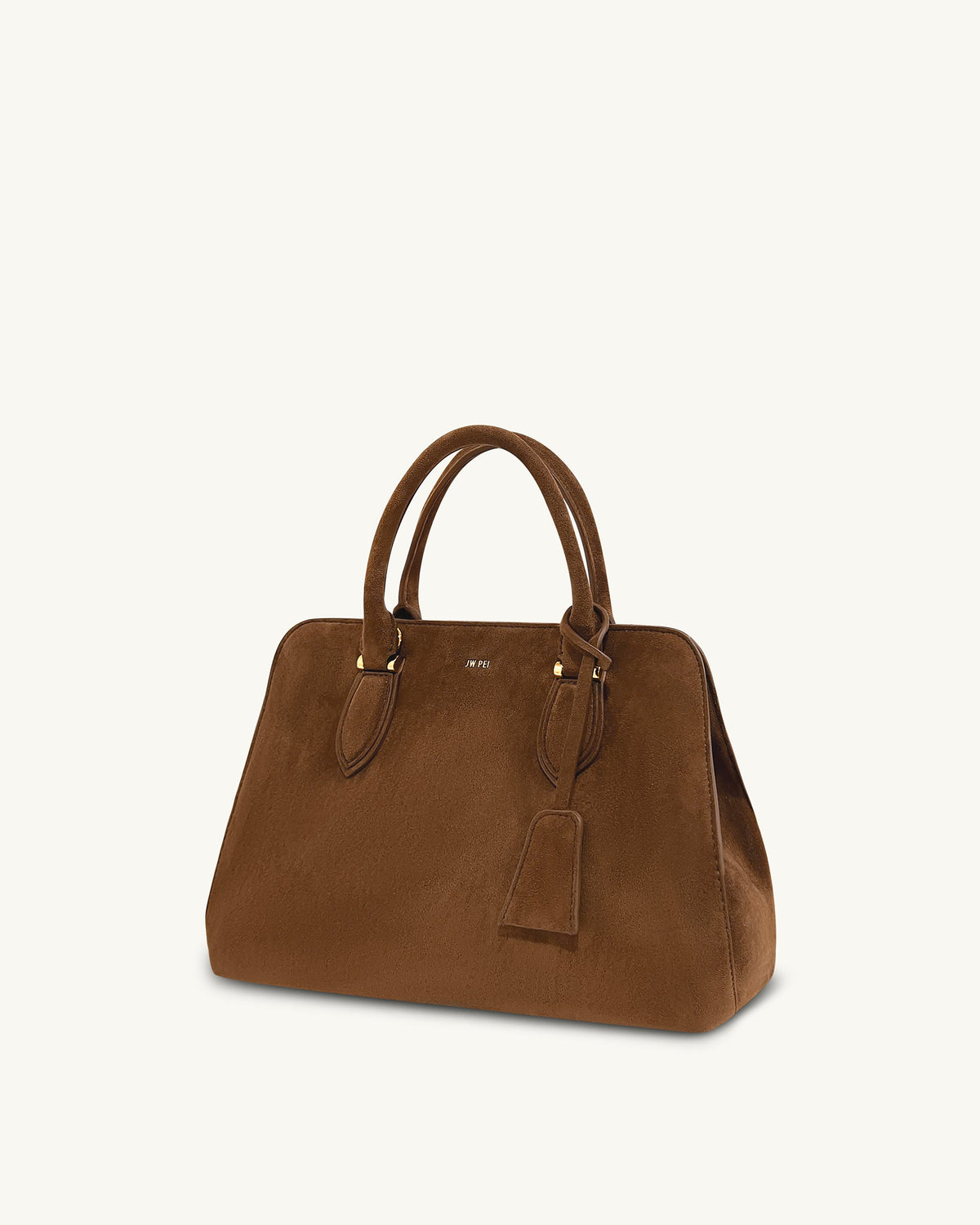 JWPE - Lara Faux Suede Tote Bag - Brown