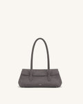 JWPE - Solenne Faux Suede East-West Shoulder Bag - Taupe
