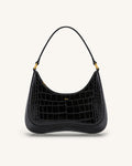 JWPE - Ruby Shoulder Bag- Black Croc
