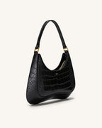 JWPE - Ruby Shoulder Bag- Black Croc