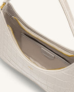 JWPE - Ruby Shoulder Bag - White Croc