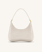 JWPE - Ruby Shoulder Bag - White Croc
