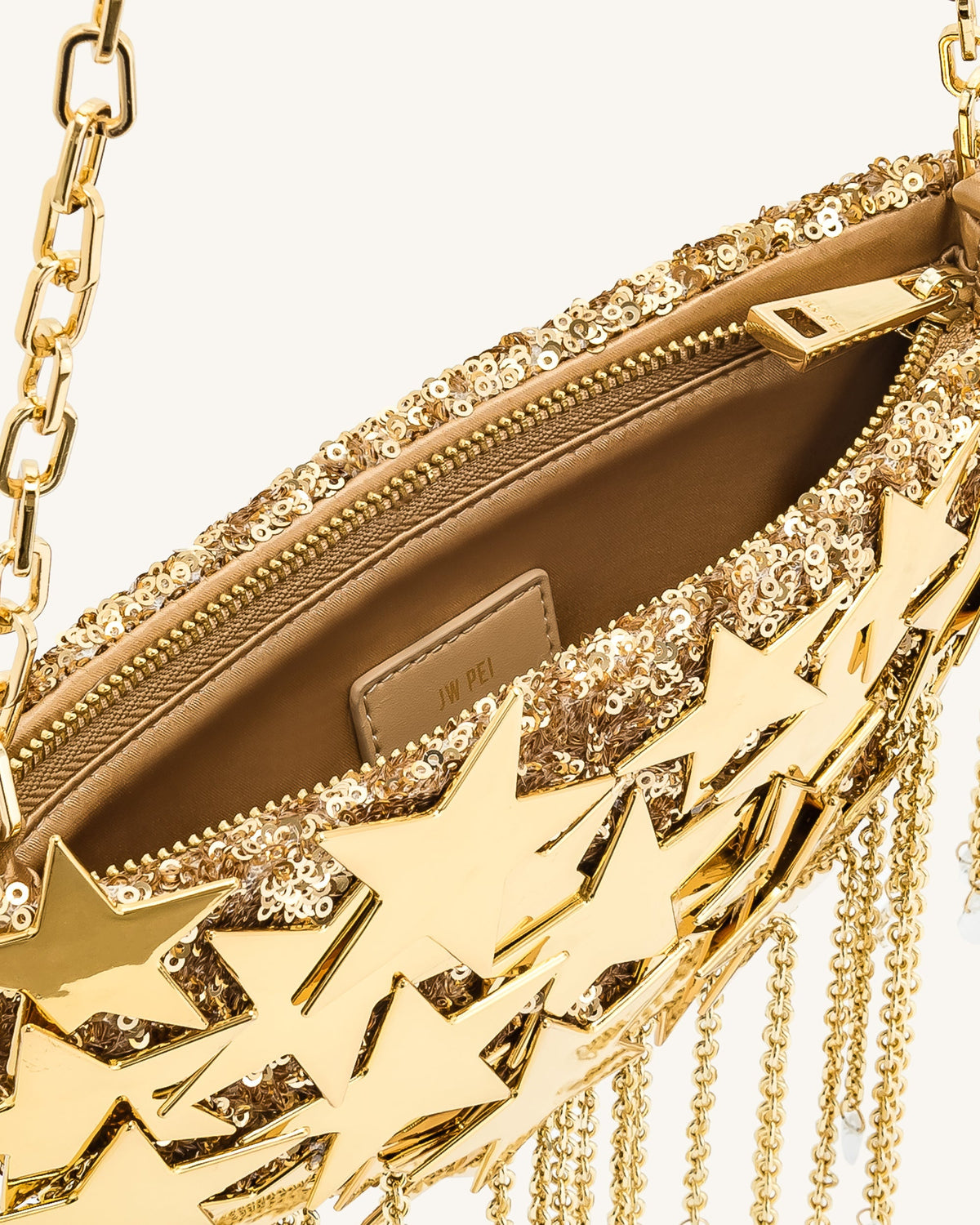 JWPE - Anika Star-Embellished Chain Bag - Gold