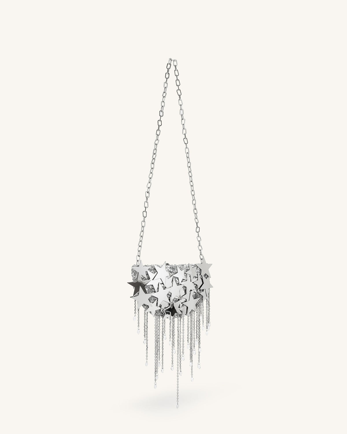JWPE - Anika Star-Embellished Chain Bag - Silver