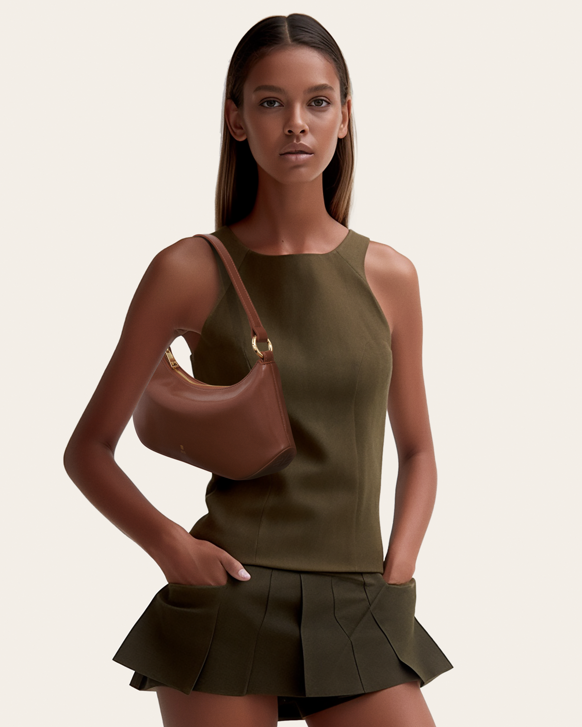 JWPE - Lily Shoulder Bag - Brown