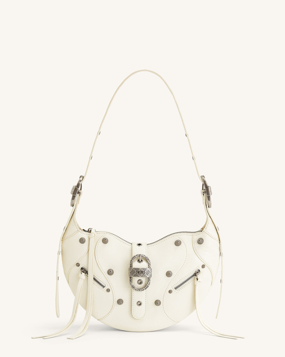 JWPE - Tessa Crushed Shoulder Bag - White