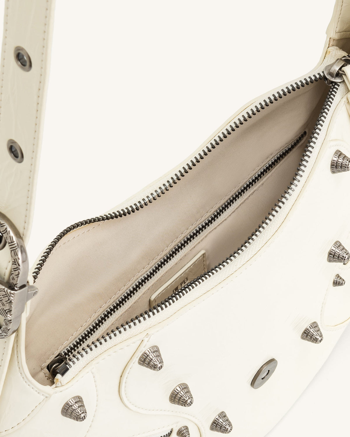 JWPE - Tessa Crushed Shoulder Bag - White