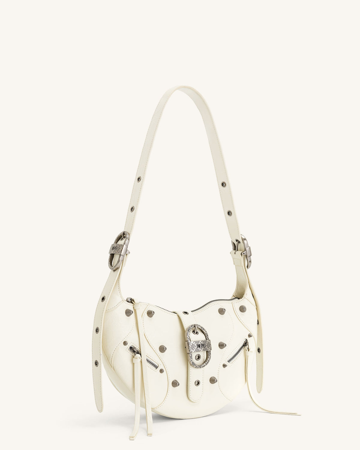 JWPE - Tessa Crushed Shoulder Bag - White