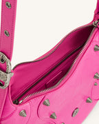 JWPE - Tessa Crushed Shoulder Bag - Bright Pink