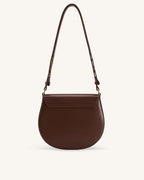 JWPE - Diana Ring Flap Saddle Bag - Brown