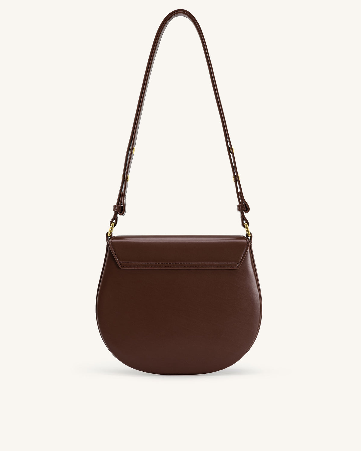 JWPE - Diana Ring Flap Saddle Bag - Brown
