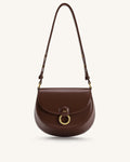JWPE - Diana Ring Flap Saddle Bag - Brown