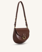 JWPE - Diana Ring Flap Saddle Bag - Brown