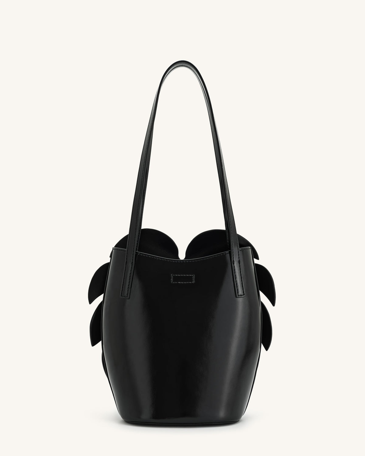 JWPE - Cecelia Leaf Shape Shoulder Bag - Black