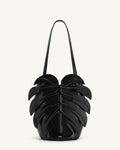 JWPE - Cecelia Leaf Shape Shoulder Bag - Black