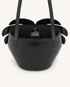 JWPE - Cecelia Leaf Shape Shoulder Bag - Black
