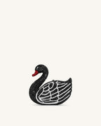 JWPE - Kinsley Crystal Swan Clutch - Black