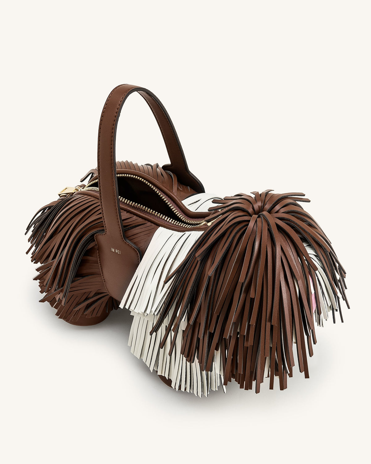 JWPE - Nita Puppy Shape Handbag - Caramel Brown