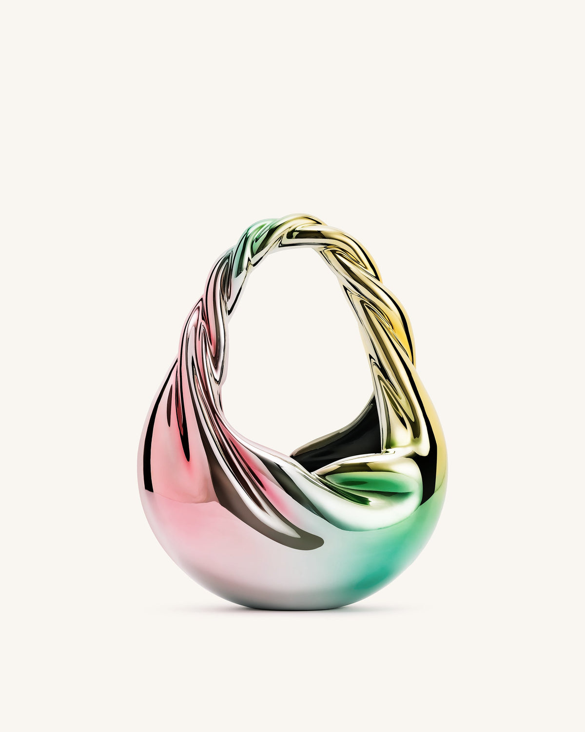 JWPE - Willow Twist Crescent Top Handle Bag - Multicolor